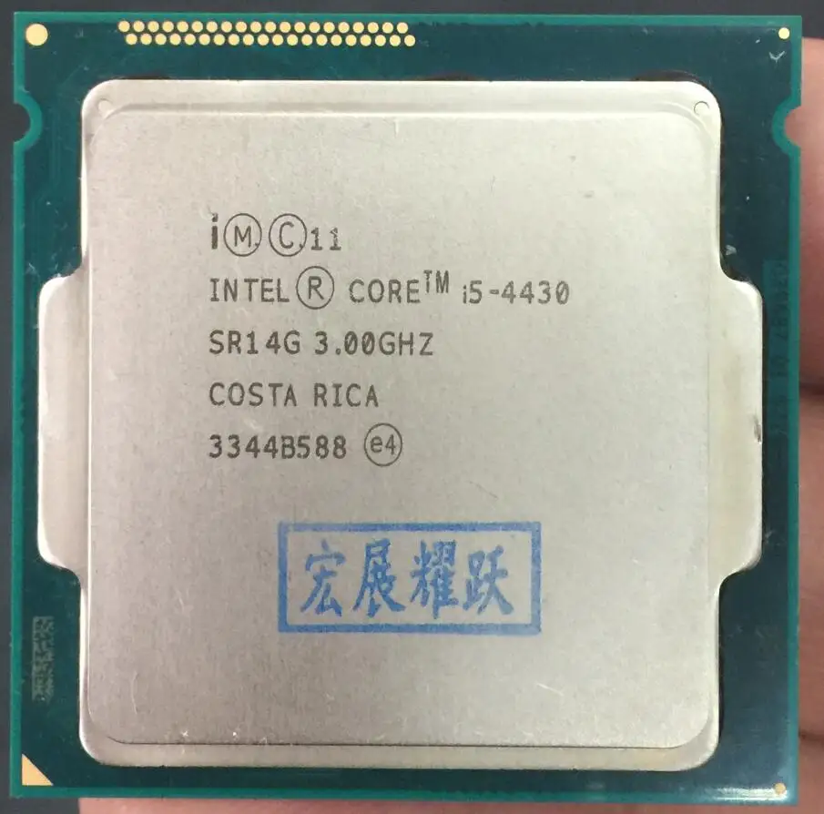 ПК компьютер процессор Intel Core i5-4430 i5 4430 четырехъядерный LGA1150 настольный процессор работающий правильно настольный процессор