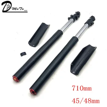 710MM Front Inverted fork shock absorption 45MM/48MM for Chinese Dirt pit bike CRF KLX with protector Cover