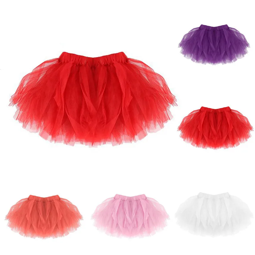

Cute Kids Baby Glitter Dance Pleated Tutu Skirt For Girl Tulle Toddler Pettiskirt Children Chiffon Fancy Party Skirt Y*