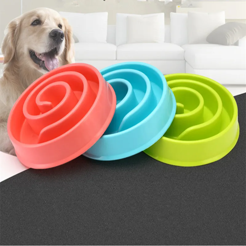 

Pet Accessories Anti Choke Pet Dog Cat Feeding Bowls Slow Down Eating Bowl Food Prevent Obesity Healthy Diet Feeder Bowl Dish