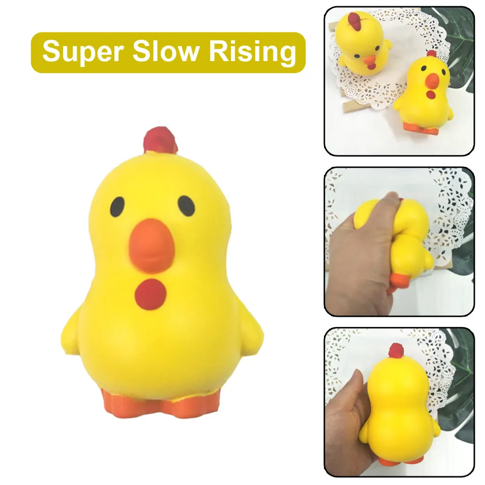 

Squishies Adorable Chicken Slow Rising Cream Squeeze Scented Stress Relief Toys smooshy mushy toys for children