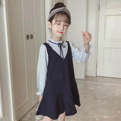 

2018 autumn girls long sleeve dresses 12 years old girl costume