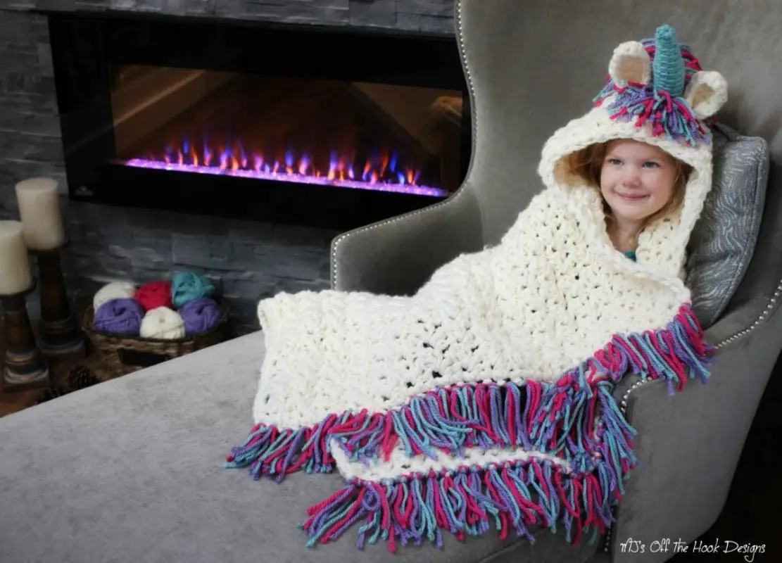 Winter Children's Knitted Hat Scarf Set Unicorn Shawl Warm Hat Cute Kids Hat Fashion Cosplay Caps