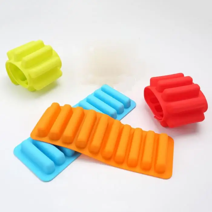 10 отверстий силиконовые DIY формы для торта цилиндр для пудинга шоколад ледяное печенье инструмент для выпечки TB