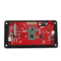 לוח מודול EDAL Bluetooth MP3 פענוח לוח מודול LED 12V DIY USB / SD / MMC APE FLAC WAV DAE מפענח שיא נגן MP3 AUX FM החלף תיקיות (5)
