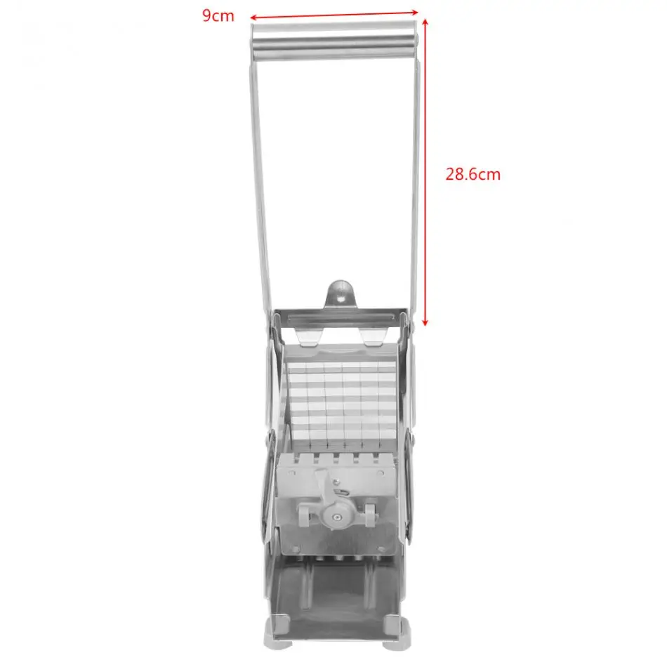 Нержавеющая сталь фри резак ломтерезка для овощей картофеля измельчитель Dicer 2 лезвия
