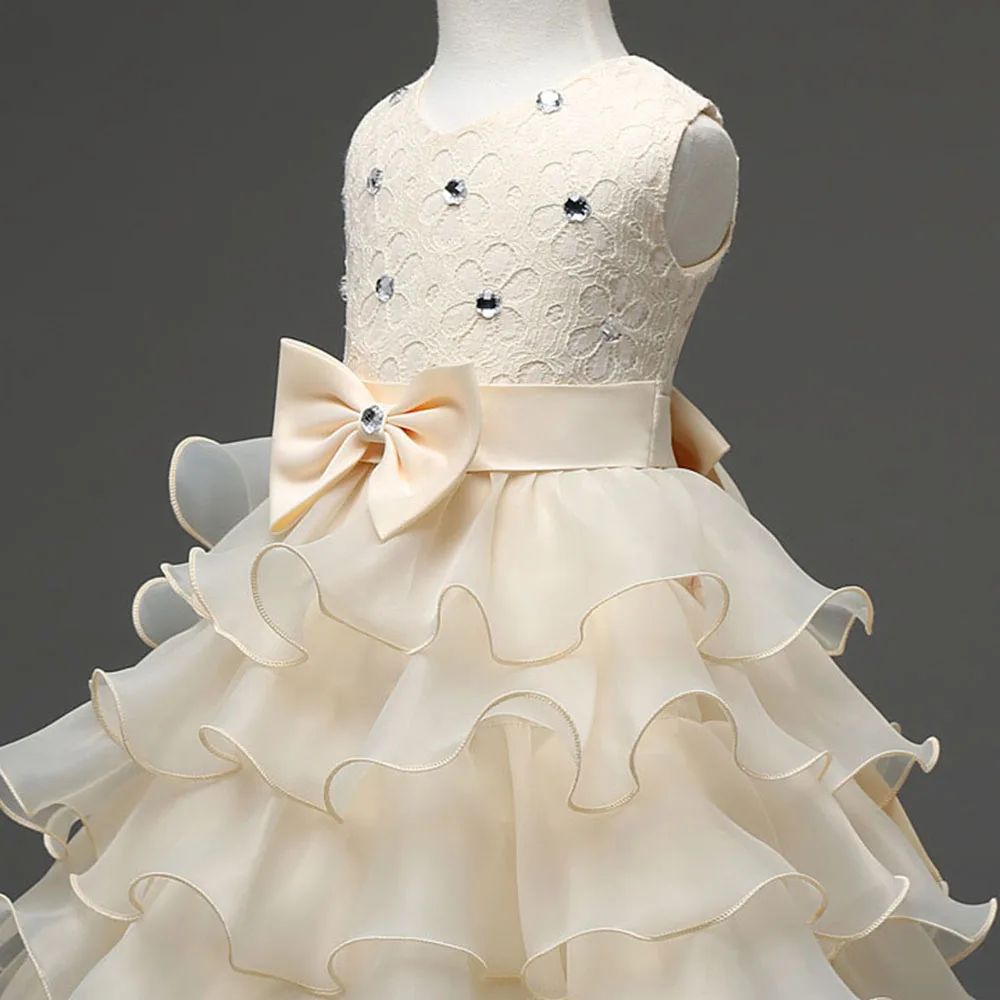 Модная одежда для крещения Robe De Bapteme платья новорожденных с кристаллами