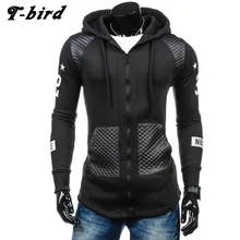 T-bird Hoodies Men 2017 Brand Male Long Sleeve Hoodie Decorative Pocket Sweatshirt Man Cardigan Moletom Masculino Men’s Hoodie