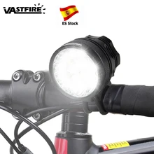 Rechargeable 12000mAh Battery 60000lm 16x XML T6 LED 3Modes Bicycle Light Led Bike front Light Headlight Lamp Bike Accessories цена Rechargeable 12000mAh Battery 60000lm 16x XML T6 LED 3Modes Bicycle Light Led Bike front Light Headlight Lamp Bike Accessories цены онлайн