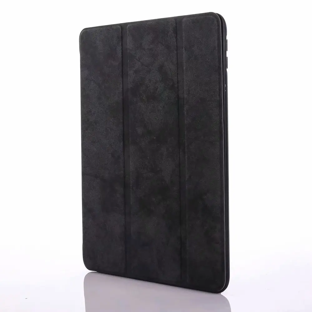 Умный чехол для iPad Pro 10,5 Магнитный чехол+ слот для карандаша для iPad 10,5 PU кожаный чехол мягкий чехол Trifold Stand - Цвет: for iPad 10.5 Black