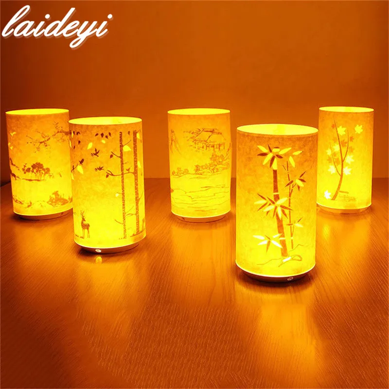LAIDEYI Retro Creative Night Light Bedroom Bedside Atmosphere Lights