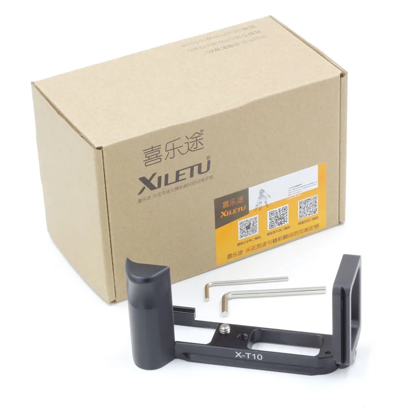 Xiletu LB-XT10 Г-образный быстросъемный кронштейн видеокамера вертикальная рукоятка для камеры с подсветкой Fuji Fujifilm X-T10 Arca Swiss Интерфейс 38 м