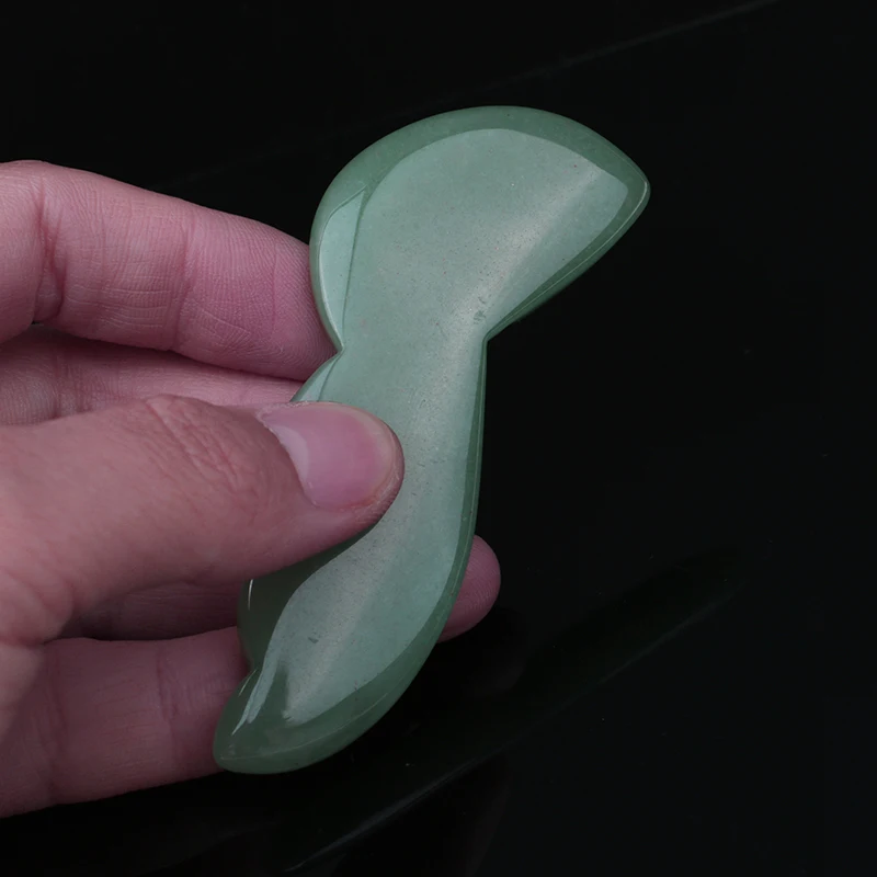 1Pc Gua Sha Jade Scraping Tool High Grade Guasha Jade Massage Health Care Tools Chinese Traditional Acupuncture
