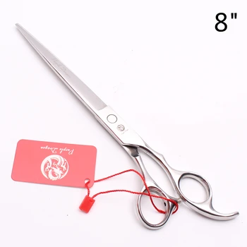 

Z1006 8" 22cm Purple Dragon Pets Hair Clippers Cutting Shears Normal Scissors Grooming-for-dog Professional Animal Hair Scissors