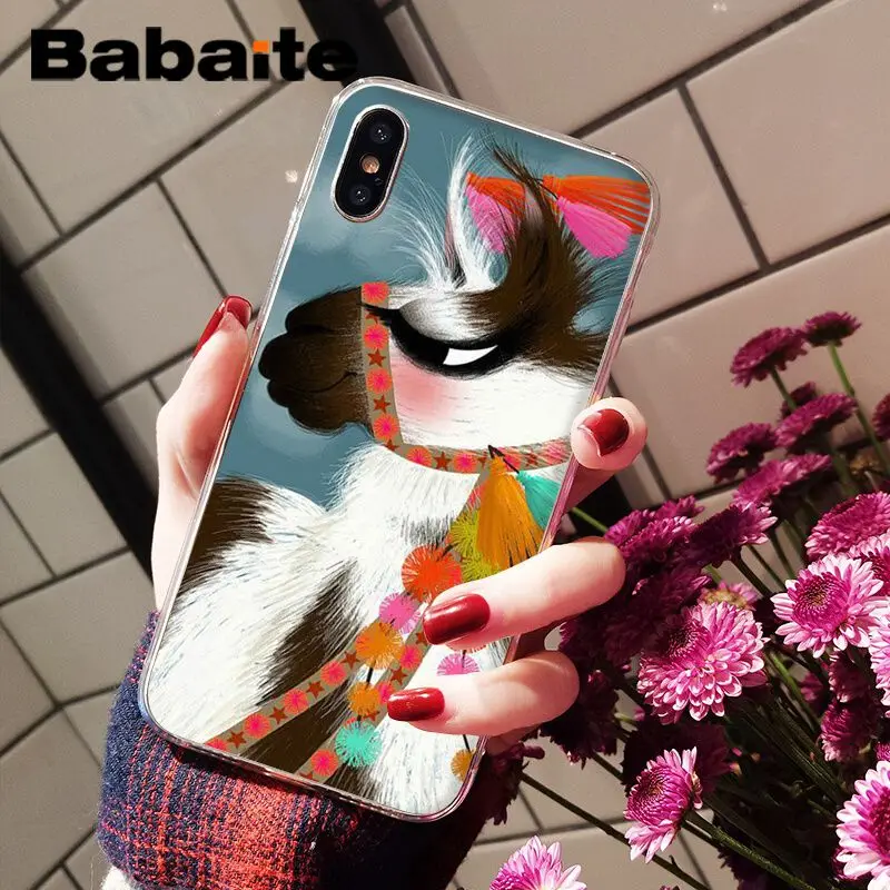 Funny cute painting small animal