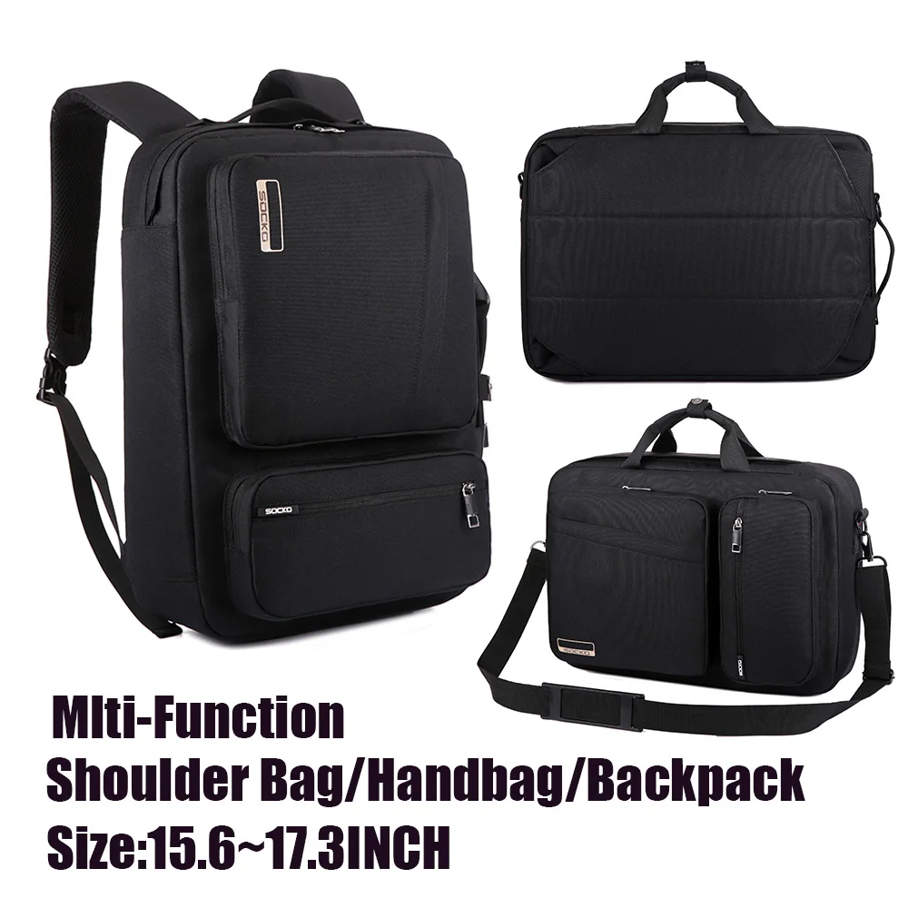  Man Woman Business Laptop Backpack bag 15.6 17 17.3 inch Waterproof Notebook Travel Bag multifunction bag For Macbook Pro Air Hp 