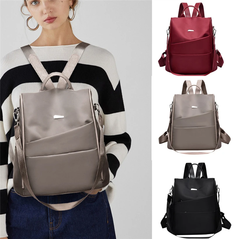 Aelicy, женская мода, рюкзак, водонепроницаемый, нейлон, для девушек, школьная сумка, дикая, для отдыха, путешествий, противоугонная, безопасность, сумка на плечо