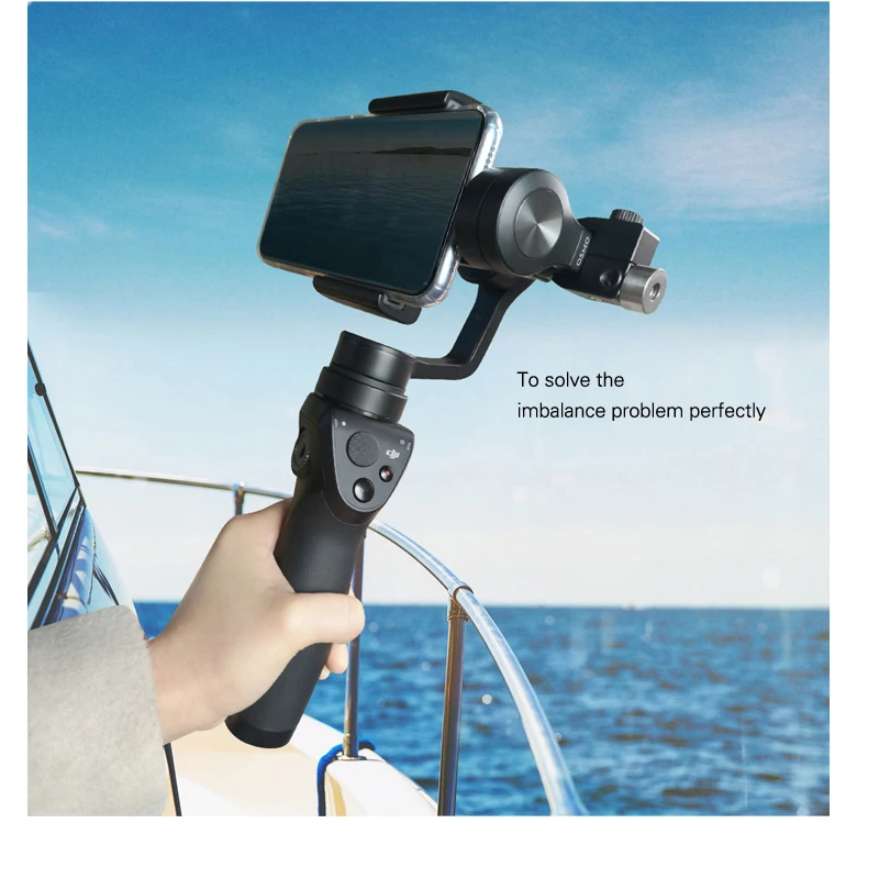 Handheld Gimbal Balance Counterweight Adapter  for DJI osmo Mobile 1 2  Smooth 4  Smooth Q camera Mobile Phone Handheld Gimbal Accessories  1 (8)
