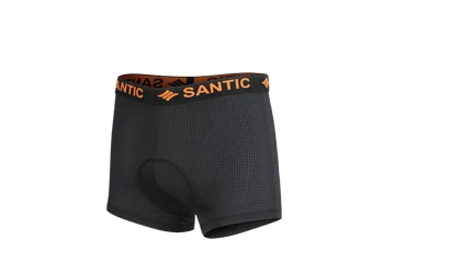 Santic, мужские велосипедные шорты, свободный крой, шорты для отдыха, две ткани, эластичная резинка на талии, для горного спорта, для езды на велосипеде, шорты, США, размер M-3XL, KS006