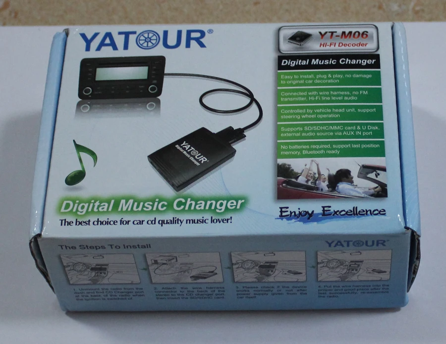 Yatour YT-M06 для Honda Acura 2004-2011 Автомобильный аудио радио USB адаптер плеер цифровой музыкальный проигрыватель MP3-плеер для Accord Civic