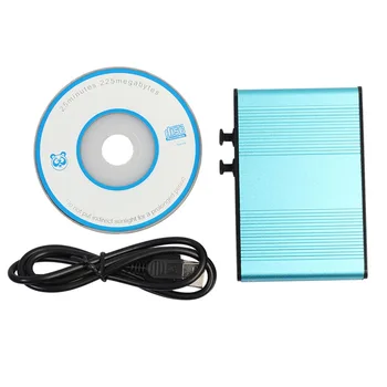 

1pcs Brand New External USB Sound Card 6 Channel 5.1 Optical Audio Sound Card for Notebook PC Blue With Driver CD