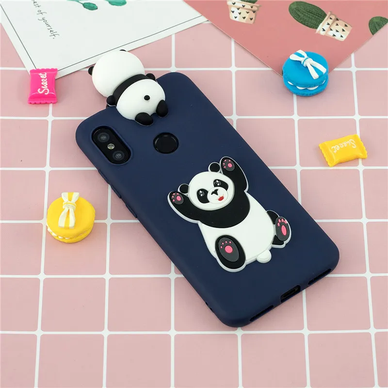 Для xiaomi mi a2 lite чехол для Coque xiaomi mi A2 Lite Xio mi A1 A2 A 2 lite чехол 3D единорог панда кукла мягкий чехол для телефона s