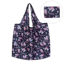 THINKTHENDO модная унисекс сумка для покупок путешествия большая наплечная сумка-шоппер складные многоразовые Мультяшные сумки