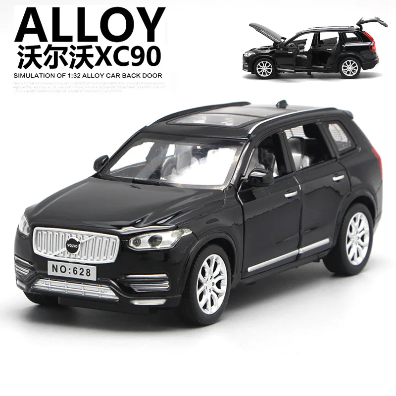 Koop 132 XC90 Auto Diecasts   Toy Voertuigen Auto Model met licht en geluid Collection Car Speelgoed Voor Kinderen Gift