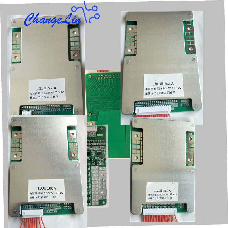 20S BMS 50A 60A 80A 100A Li Ion Lipo Lifepo4 Защитная плата для литиевых батарей PCB PCM Cell Pack модуль