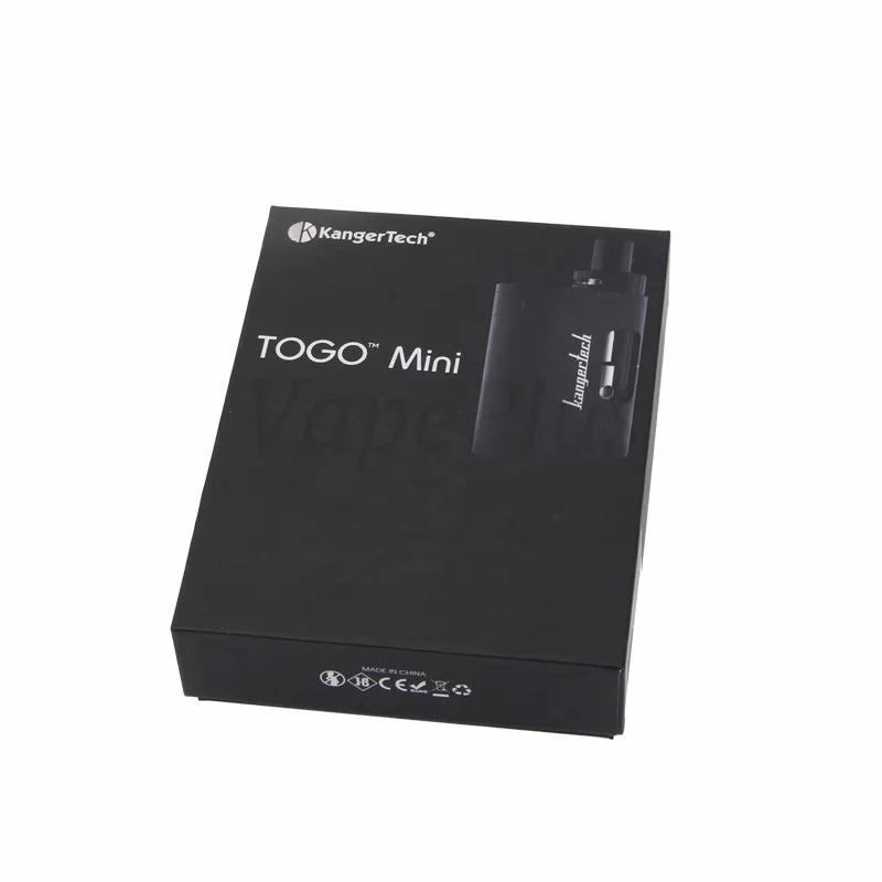 Kangertech TOGO Mini Starter Kit 1.9ml3.8ml Capacity 1700mah1600mah All-in-one E Cigarette TOGO mini Kit 2.0 vs 4.0 Version 62