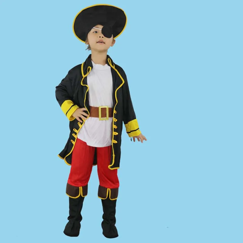 

Children Boys Halloween Costumes Pirate Costume Cosplay set for Children Christmas New Year Purim For Kids Children