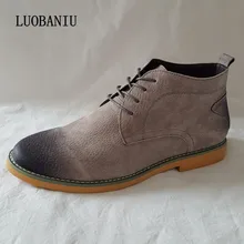 Пояса из натуральной кожи Обувь Для мужчин Botas работы Мужские ботинки осень-зима Для мужчин ботильоны Баллок Стиль Кружево на шнуровке в стиле ретро Черная; большого размера 38-45