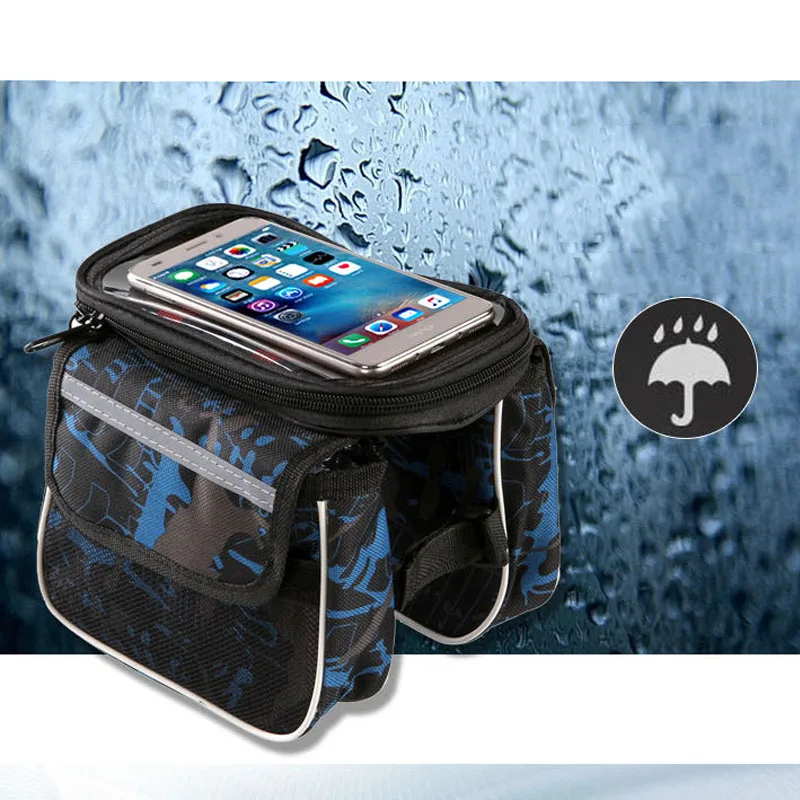 

Universal Touch Screen Large Capacity Bicycle MTB Handlebar Phone Bag For iPhone X 7 Plus Samsung Xiaomi Waterproof Bag