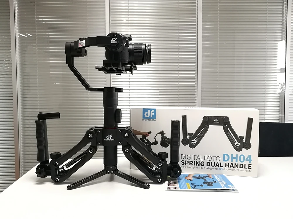 DH04 Z axis весна двойная ручка карданный держатель для ZHIYUN Crane 2 DJI Ronin S/SC MOZA AIRCROSS Smooth 4 OSMO mobile 2 AK2000