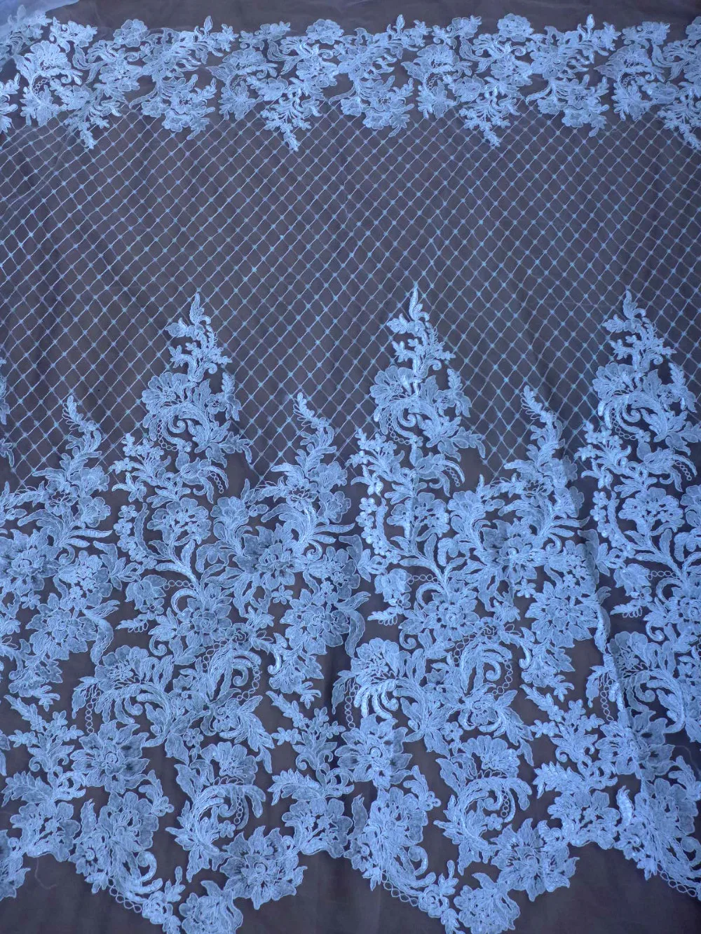 

La Belleza New Off white/pink/red/light blue/gold/beige bridal/ evinging/show dress lace fabric 47'' width