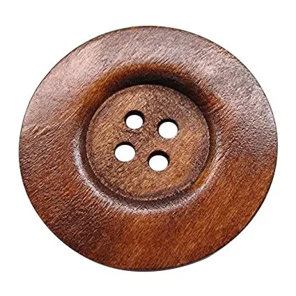 2/10 шт 60 мм 6 см очень большие деревянные пуговицы Li коричневые 4 отверстия круглые пуговицы для шитья украшения бутонов для скрапбукинга