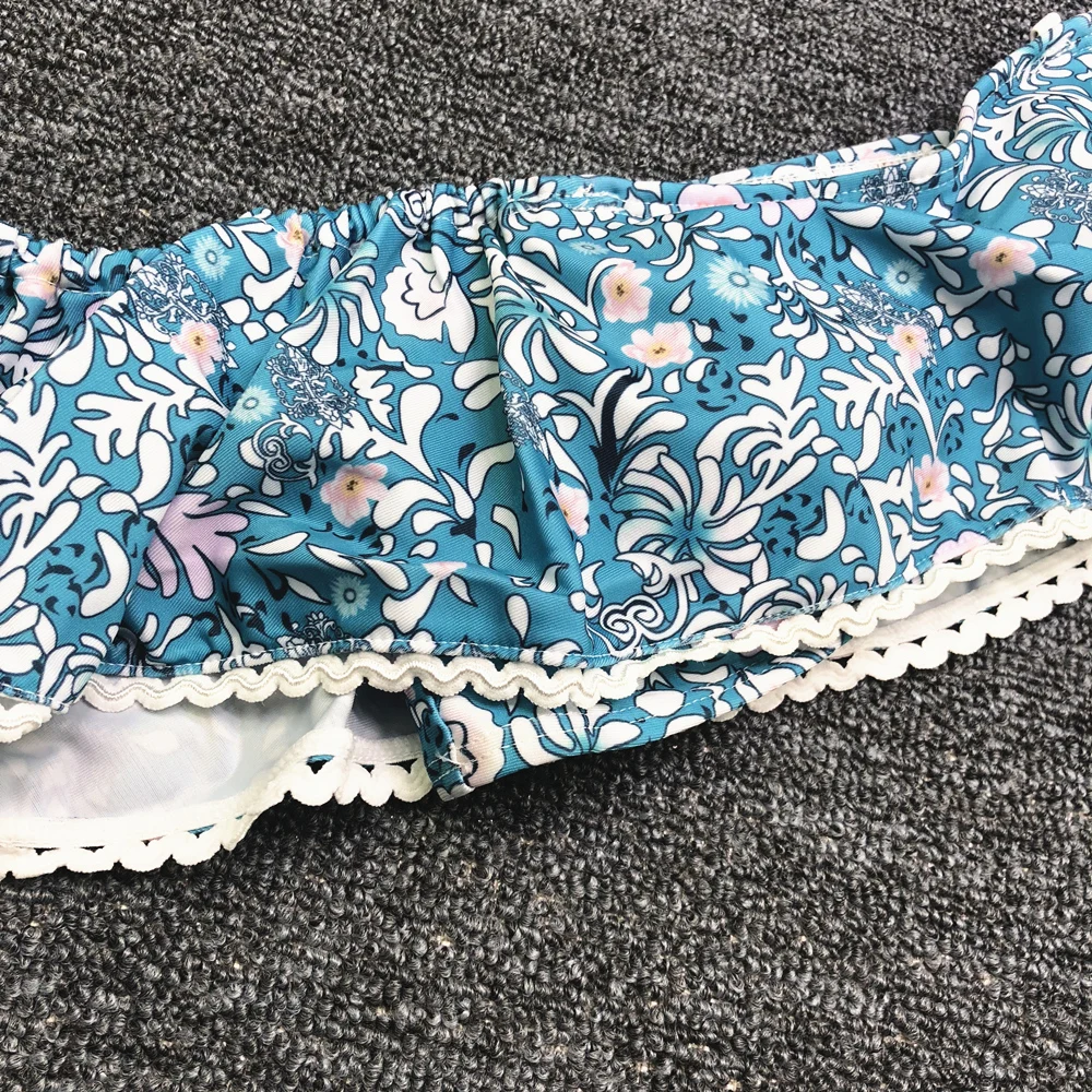 EVAW Blue Retro Swimwear Off The Shoulder Bikini Set Sexy Strapless Beach Wear Floral Print Bathing Swimsuit Bathing Suit Women HTB1t3B8X5DxK1RjSsphq6zHrpXa8 - EVAW Blue Retro Swimwear Off The Shoulder Bikini Set Sexy Strapless Beach Wear Floral Print Bathing Swimsuit Bathing Suit Women