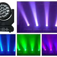 2 шт./партия, светодиодный движущаяся голова пчелиные глаза Osram 19x12 Вт RGBW 4в1 светодиодный четырехъядерный движущийся головной Луч освещение дискотечное dj клубный свет светодиодный движущаяся стирка