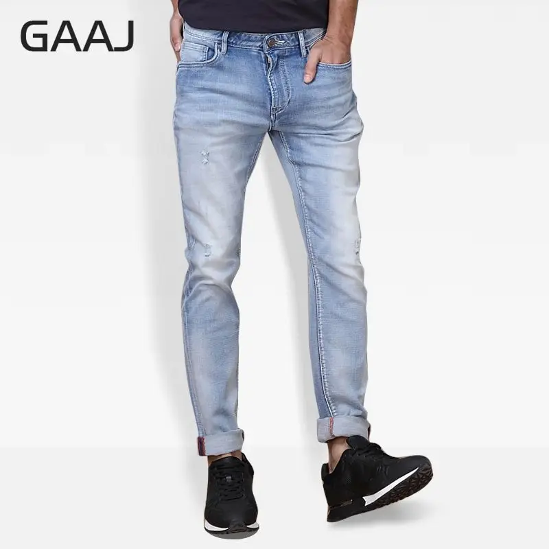 PROFESSIONAL JEANS STORE Men Jeans Classic Long Pants High