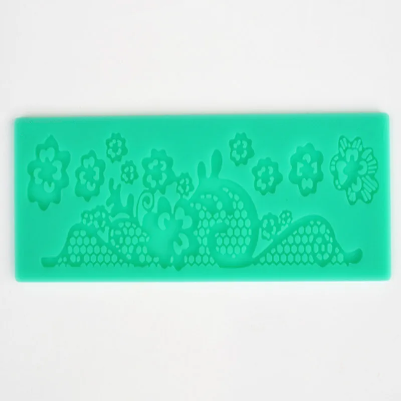 Flower Lace Silicone Mould Cake Mat Mold Fondant Sugarcraft Decorating Moldmold pillowsmould