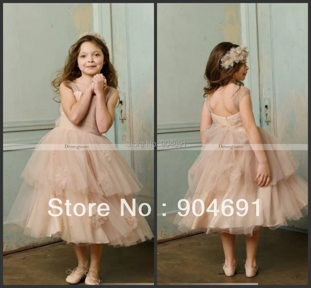 tulle junior bridesmaid dresses