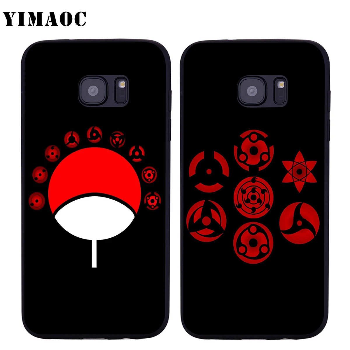YIMAOC Naruto Kakashi Sasuke Мягкий силиконовый чехол для Samsung Galaxy S6 S7 Edge S8 S9 Plus A3 A5 A6 Note 8