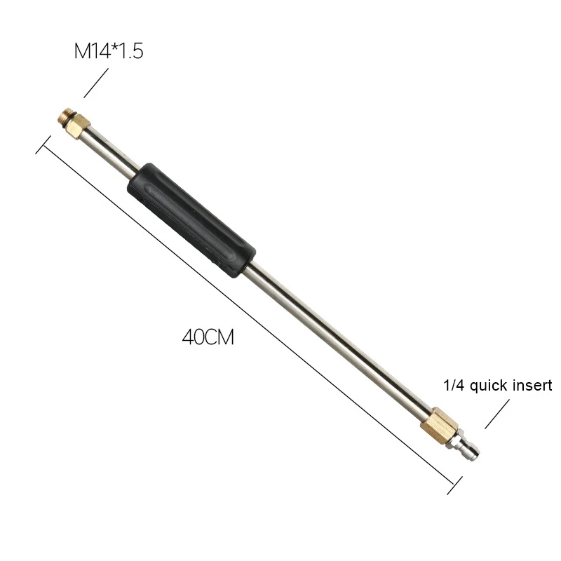 

Pressure Washer Wand Extension Kit Replacement Lance 1/4 Inch Quick Connect 4000 PSI YU-Home