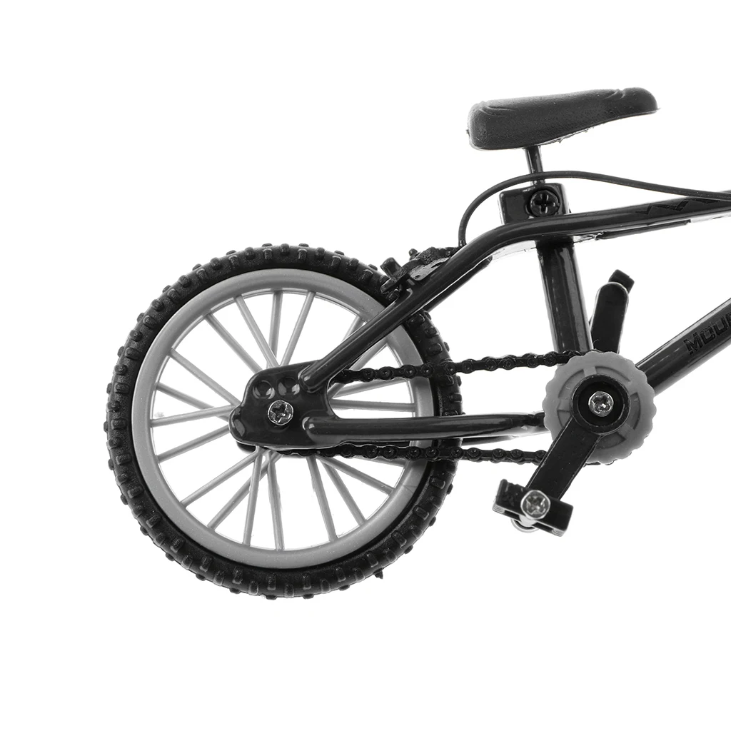 Finger Bike, Miniature Mountain Bicycle Toys For Children Boys Extreme Sports Gift - Black