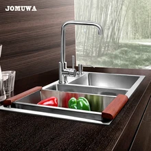JOMUWA матовый набор кухонной раковины, 304 нержавеющая сталь слива в сборе фильтр, корзина, кран, дозатор(опционально