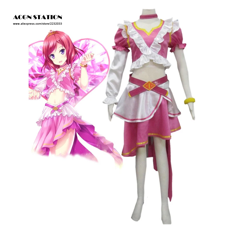 Бесплатная Доставка Взрослых LoveLive! Nishikino Маки Хэллоуин Косплей Бренд