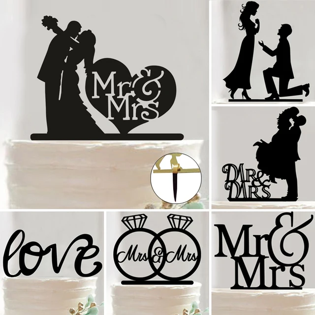 1pc Wedding Theme Cupcake Cake Topper Multi Shape Acrylic Flags 1pc Wedding Theme Cupcake Cake Topper Multi Shape Acrylic Flags Love Festival Anniversary Party