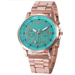 Низкая цена 2018 модные часы Для женщин Reloj Hombre Нержавеющая сталь СПОРТ КВАРЦ часовым наручные аналоговые часы дропшиппинг