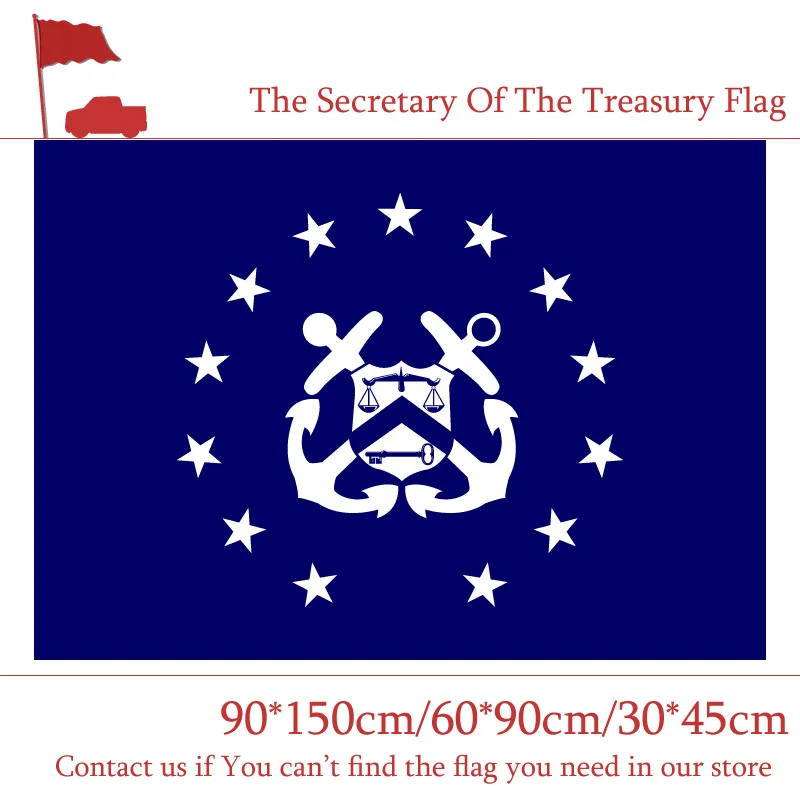 

The United States Department Secretary Flag 30*45cm Car Flag 90*150cm 60*90cm 3x5ft Assistant Treasury Printed Banner