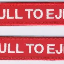 Красный экспериментального тянуть для извлечения Вышивка брелок брелки брелок вышитый брелок